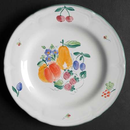 Fancy Fruits Bread & Butter Plate