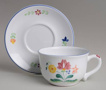 Herend Bouquet Breakfast Cup & Saucer Set