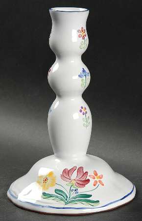 Herend Bouquet Single Light Candlestick