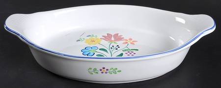 Herend Bouquet 13" Augratin