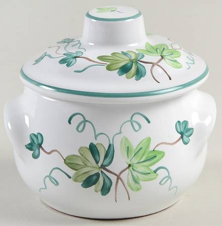 Ivy Sugar Bowl & Lid