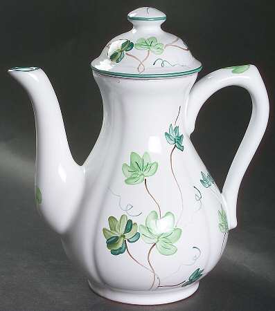 Ivy Coffee Pot & Lid