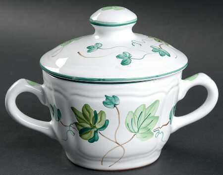 Ivy Sugar Bowl & Lid