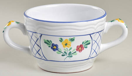 Lattice Hill Sugar Bowl No Lid