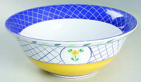 Lattice Hill 8" Round Vegetable Bowl