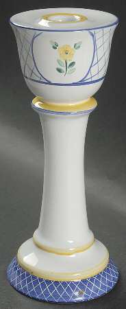 Lattice Hill Tall Candlestick