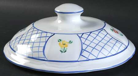 Lattice Hill Lid for Round Vegetable