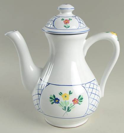 Lattice Hill Coffee Pot & Lid