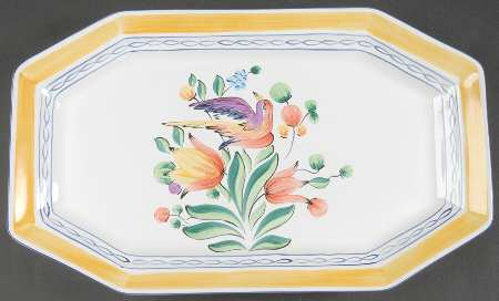 Morning Song 15" Oval Serving Platter