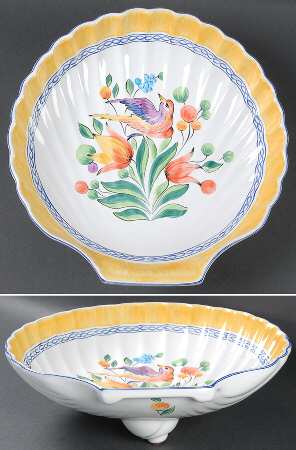 Morning Song Large Shell Shaped Dish