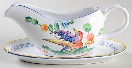 Morning Song Gravy Boat & Underplate