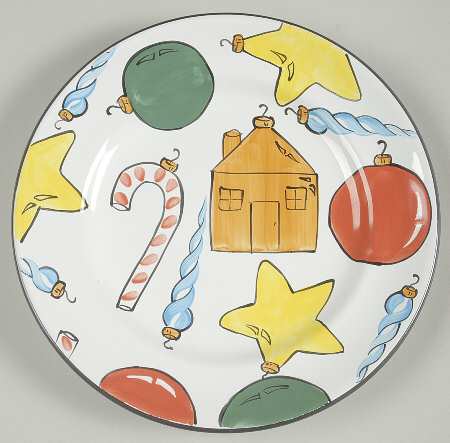 Old Fashioned Christmas Salad Plate
