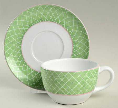 Sorbet Flat Cup & Saucer Set