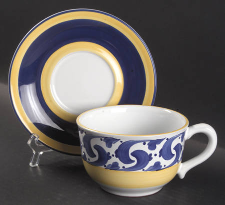 Splash Breakfast Cup & Saucer Set