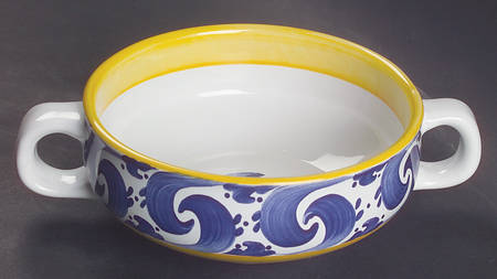 Splash Flat Cream Soup Bowl