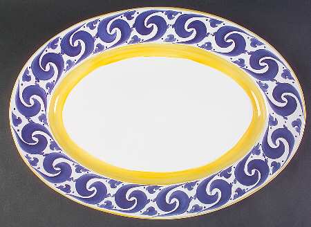 Splash 16" Oval Serving Platter