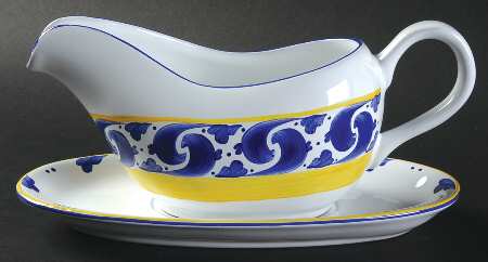 Splash Gravy Boat & Underplate