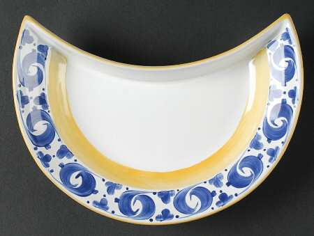Splash Crescent Salad Plate