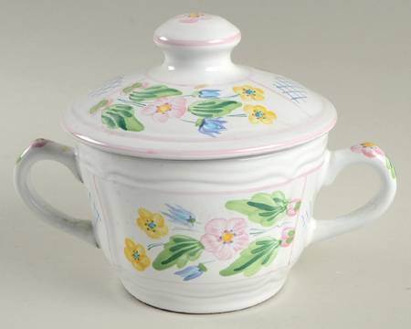 Trellis Sugar Bowl & Lid