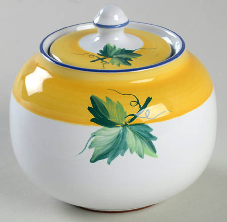 Village Vineyard Sugar Bowl & Lid by Herend Village