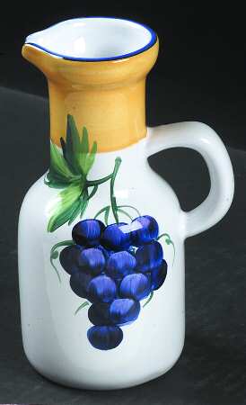 Village Vineyard Oil Or Vinegar Cruet No Stopper