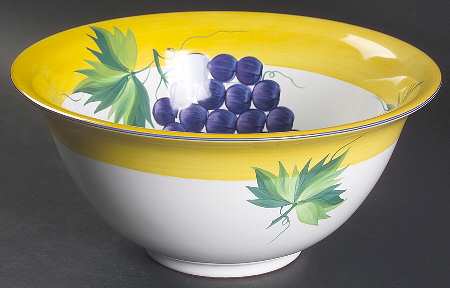 Village Vineyard 9" Salad Serving Bowl