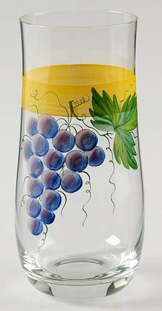 Village Vineyard Glassware Flat Tumbler