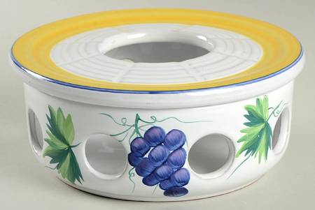 Village Vineyard 2 Piece Warmer Stand
