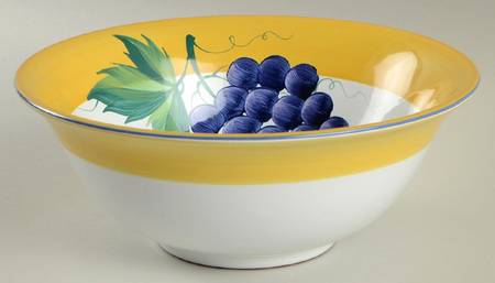 Village Vineyard 8" Salad Serving Bowl