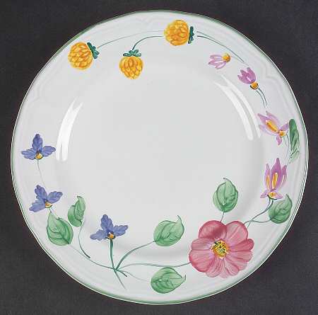 Wildflower Salad Plate