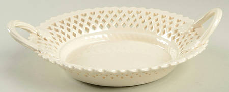 Creamware Pierced Devon Dish