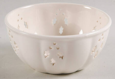 Creamware Pierced Potpourri Jar No Lid