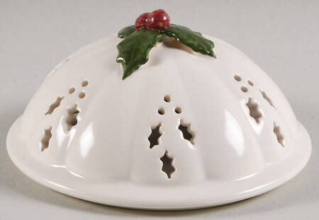 Creamware Pierced Lid for Potpourri Jar