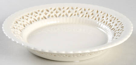 Creamware Pierced Stand for Butter Tub