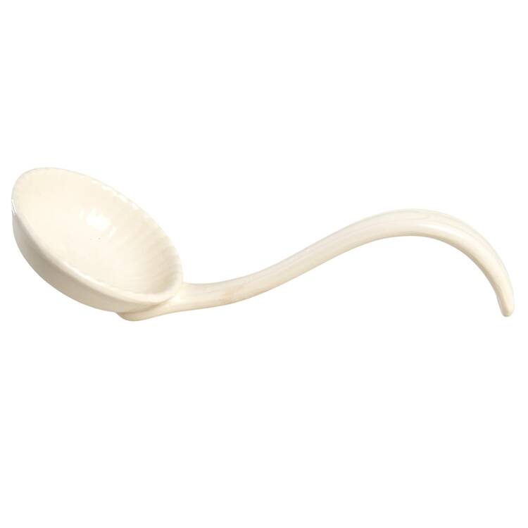 Creamware Pierced Sugar Ladle