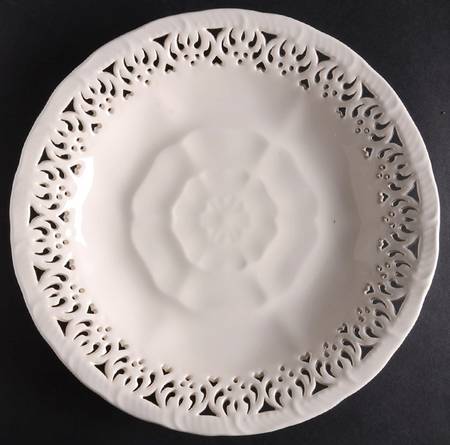 Creamware Pierced Tudor Plate