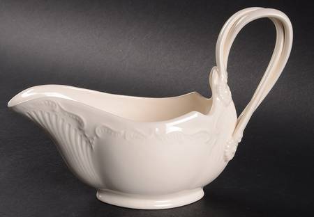 Creamware Pierced Gravy Boat