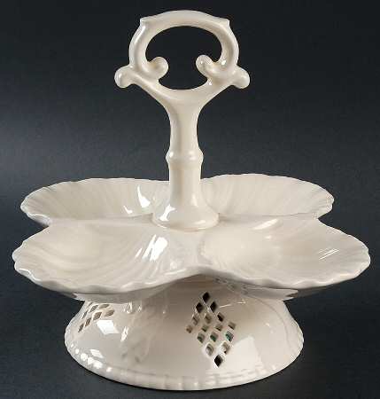 Creamware Pierced Small Centerpiece