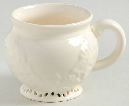 Creamware Pierced Punch Cup