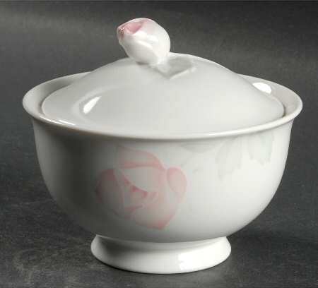 Rose Blush Sugar Bowl & Lid