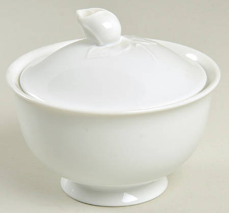 Rose Crest Sugar Bowl & Lid