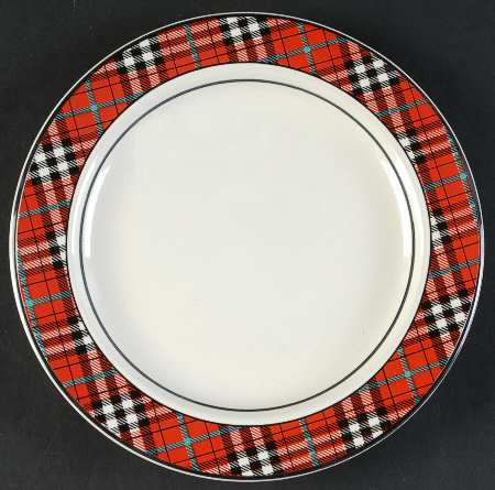 Royal Stewart Red Salad Plate