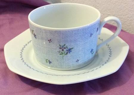 Village Inn Flat Cup & Saucer Set
