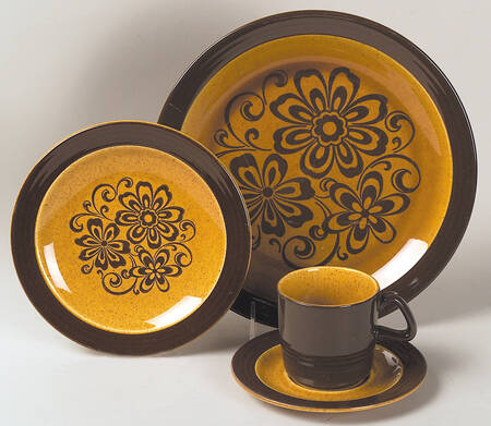 Gold Glade Bread & Butter Plate