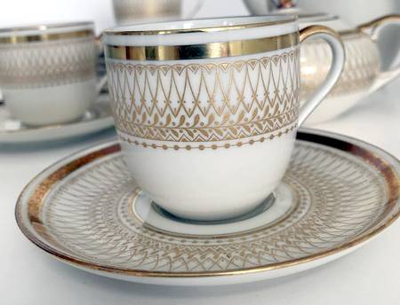25902 Flat Cup & Saucer Set