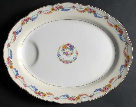 Picardy 16" Oval Serving Platter