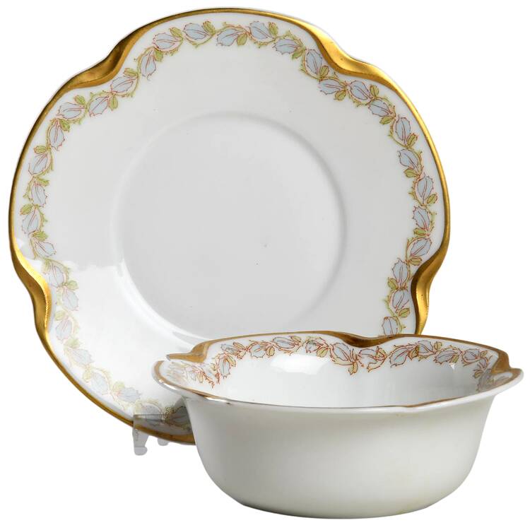 Schleiger 988 Ramekin & Saucer Set