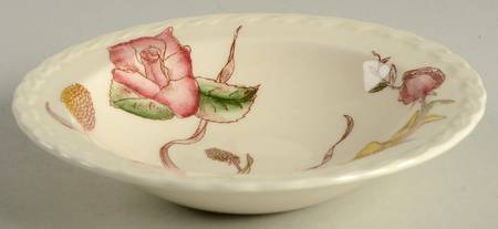 Rosedale Rim Fruit/Dessert (Sauce) Bowl