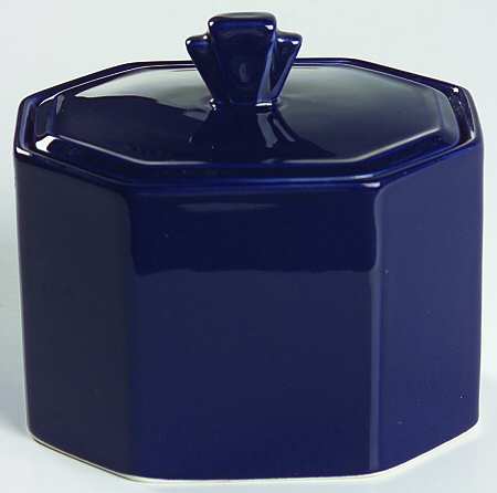 Paris Navy Sugar Bowl & Lid