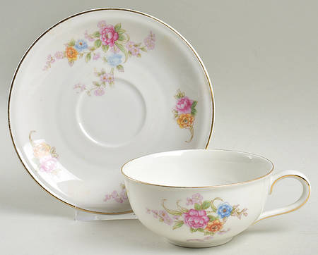 Flat Cup & Saucer Set